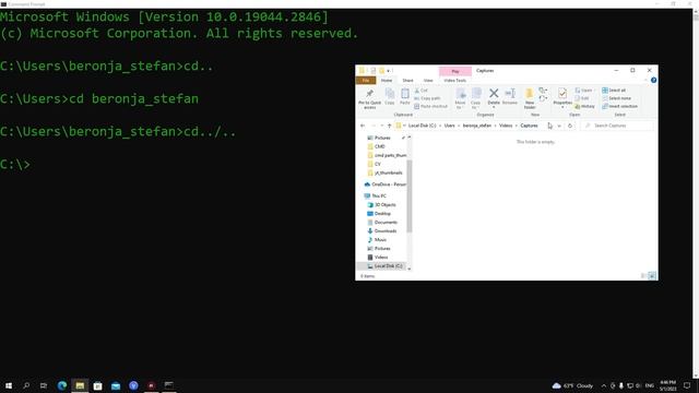CMD commands Part 2 - MOVING THROUGH CMD, PATH смотреть онлайн