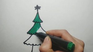 bolalar uchun yangi yil archa chizish как рисовать ёлочка    how to  draw Christmas #archa#yangi yi