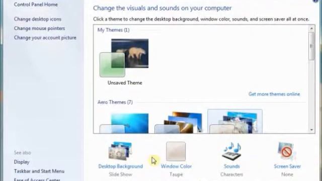 Windows 7 themes смотреть онлайн