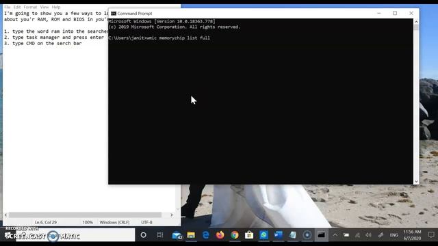 Lookup RAM, BIOS on windows 10 PC смотреть онлайн