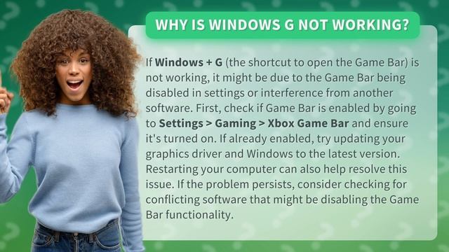 Why is Windows G not working? смотреть онлайн