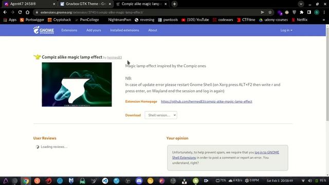 My GNOME Rice || Kali linux theme || Throwback 2021 || #gnome #kali #linux смотреть онлайн