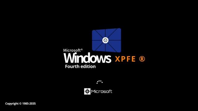 Windows XP logo history future install waiting black background - (December 2022-January 2024) смотреть онлайн
