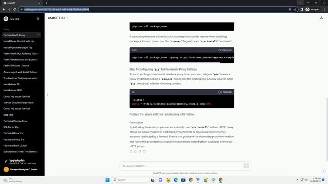 pip install with http proxy смотреть онлайн