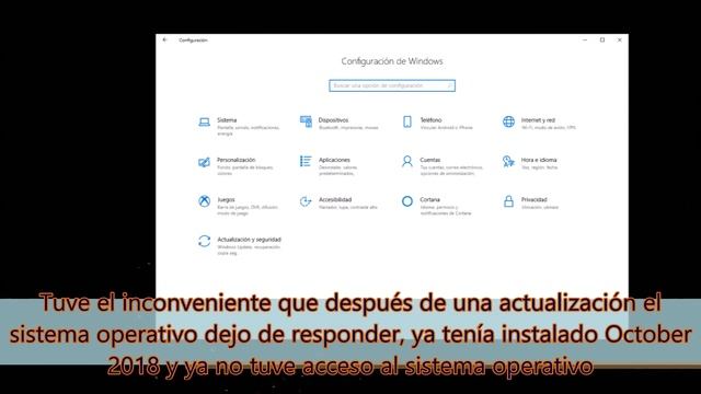 Problema Windows 10 October Update recomendación смотреть онлайн