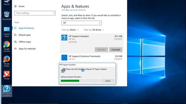Uninstall HP Support Assistant on Windows 10 Creators Update смотреть онлайн