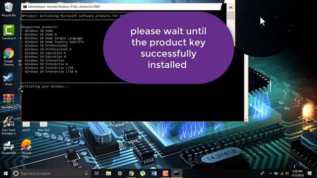 Activate Windows 10 Go to Settings To Activate Windows смотреть онлайн