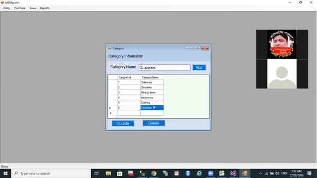 Update Record Using C# смотреть онлайн