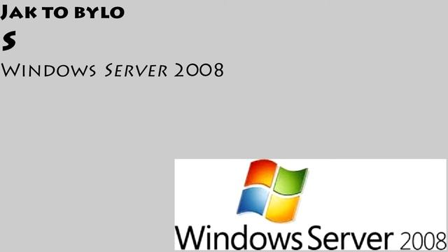 Jak to bylo s Windows Server 2008 смотреть онлайн