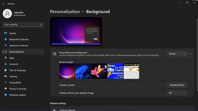 windows 11 me background kaise change kare |how to change background picture windows 11 смотреть онлайн