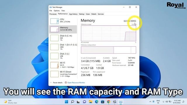 How To Check The RAM Type DDR3 Or DDR4 In Windows 11/10 ( New 2022 ) смотреть онлайн