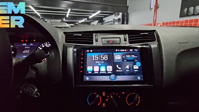 Frontier Central Multimídia Aikon Eléctron, GPS, IPS, DSP, Apple Carplay e Android Auto, YouTube смотреть онлайн