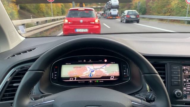 Seat Ateca Adaptive Cruise Control Stop & Go смотреть онлайн