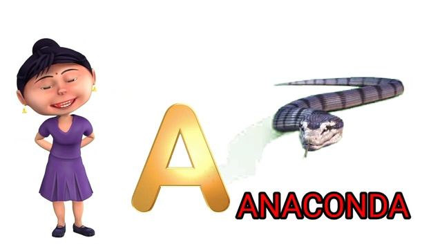 A for apple | A letter words in english смотреть онлайн