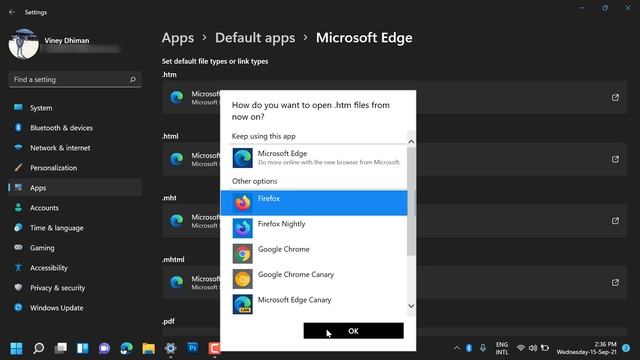 How to Change Default Web Browser in Windows 11 to Chrome | Firefox смотреть онлайн