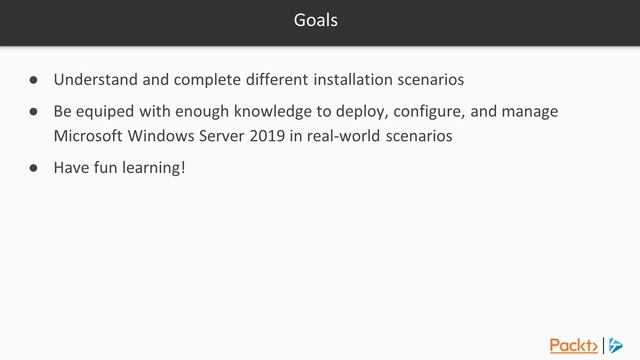 Learning Windows Server 2019: The Course Overview | packtpub.com смотреть онлайн