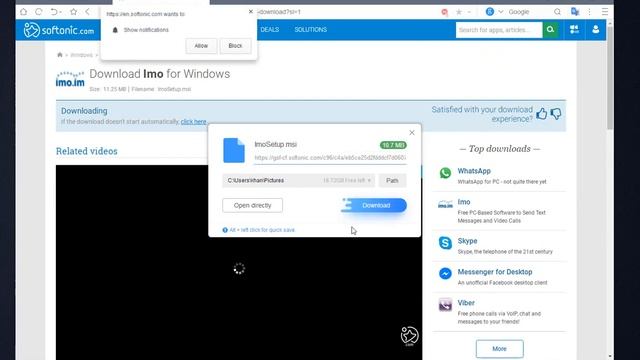 How To download imo on your pc смотреть онлайн