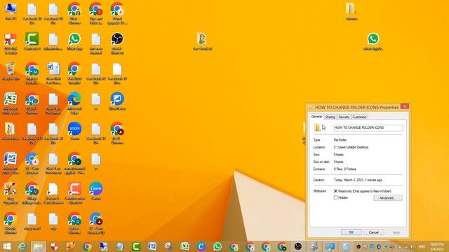 How To Change Folder ICON in WINDOWS 8 смотреть онлайн