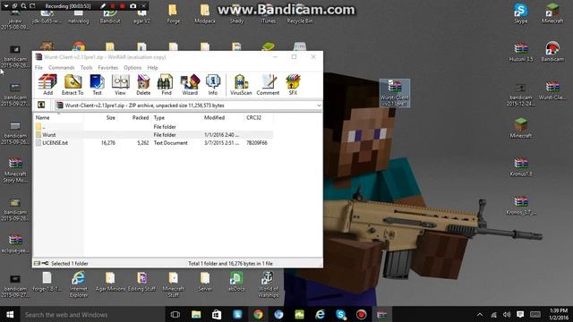 How to Download the Minecraft Wurst Hack Client. (Windows 10) смотреть онлайн