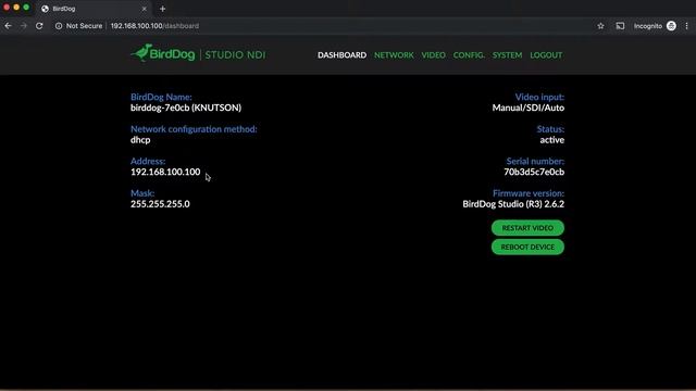 MAC OS ~ How to Set a Static IP on a BirdDog Device смотреть онлайн