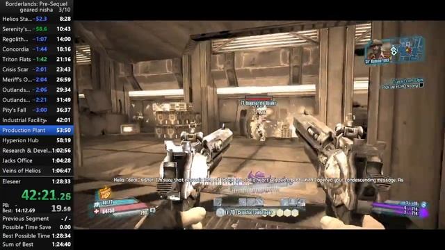 Borderlands TPS UVHM speedrun in 1:24:11 смотреть онлайн