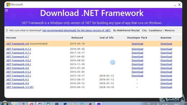 Installer .NET Framework 3.5...4.8 смотреть онлайн