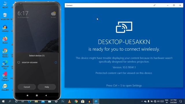 How to mirror mobile to pc using Windows 10 Connect App in Tamil | Miracast смотреть онлайн
