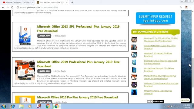 Get Microsoft OFFICE 2016/365 Full version For Free in 5 Minutes (2018 method - Easy смотреть онлайн