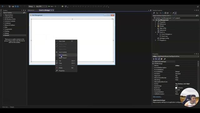 WinForms DotNet User Management - Part I смотреть онлайн