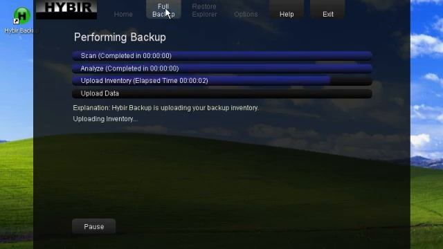 Hybir Backup Second Full Online Backup of Windows XP SP3 смотреть онлайн
