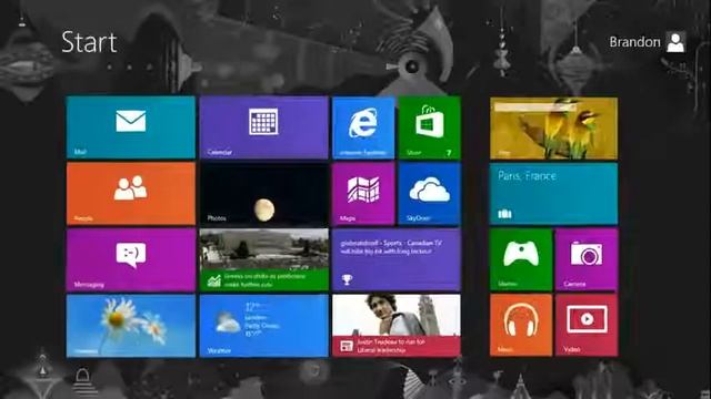 How To Change Windows 8 desktop Background, Modern UI Start Screen Background) and Lock screen смотреть онлайн