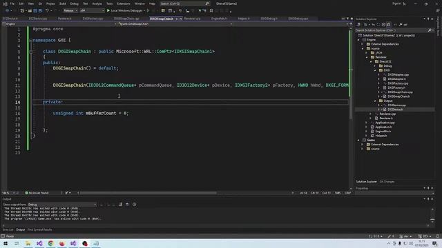 DirectX12 3D Game from scratch in C++ (DXGISwapChain object) смотреть онлайн