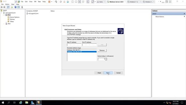 DHCP Server Installation and Configuration on Windows Server 2019. смотреть онлайн