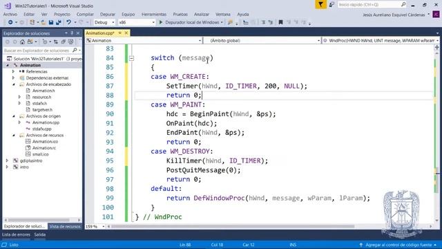 3 Win32 y GDI+ - Animación de gráficos (con flickering) смотреть онлайн