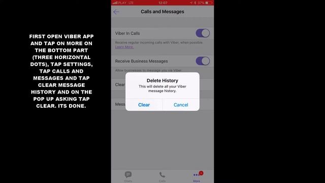 HOW TO CLEAR MESSAGE HISTORY IN VIBER APP IOS смотреть онлайн