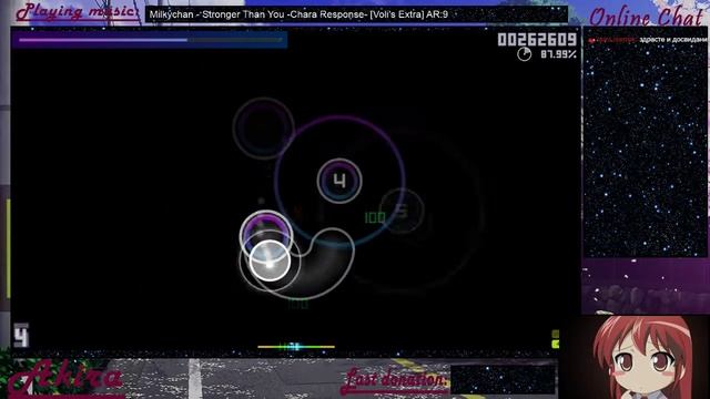 Osu! l 600pp l Шок Контент, играет клешнями в OSU!! l Планшет + Клава смотреть онлайн