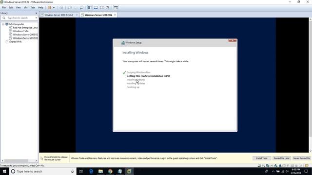 How to Install Windows Server 2K12 R2 on VmWare смотреть онлайн