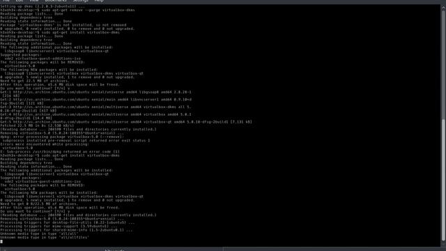 Virtual box dkms error fix смотреть онлайн