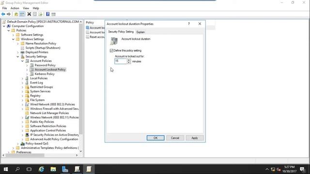 Windows Server 2016 Password Policy GPO смотреть онлайн