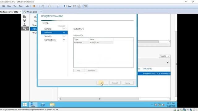 9 Windows iscsi access to Esxi Vmkernal NIC смотреть онлайн