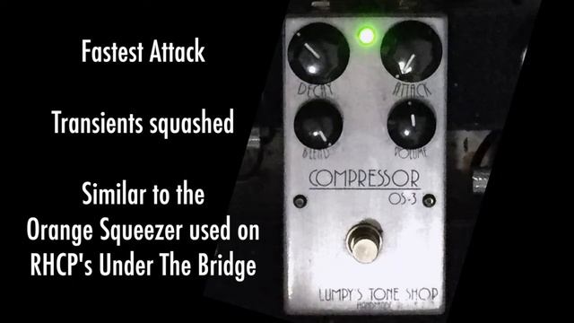 [Lumpy's Tone Shop] Compressor OS-3 Demo смотреть онлайн