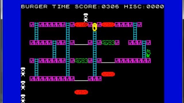 Burger Time - ZX Spectrum - emulador YASS - probado Windows 7 x64 смотреть онлайн