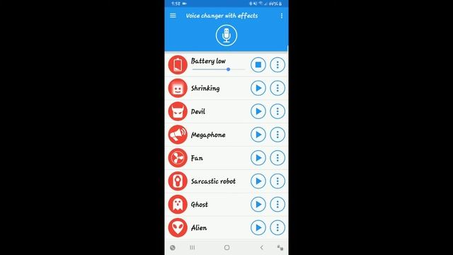 Android app - voice changer with effects смотреть онлайн