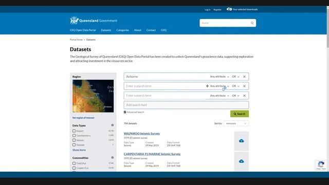 GSQ Open Data Portal tutorial смотреть онлайн