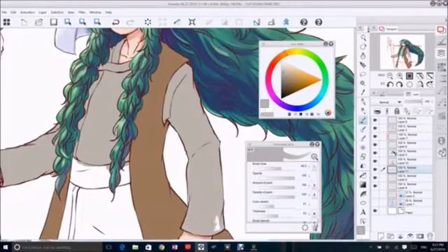 Speed Paint (Clip Studio Paint) - OC Yunan смотреть онлайн