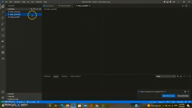Fortran Setup on VScode смотреть онлайн