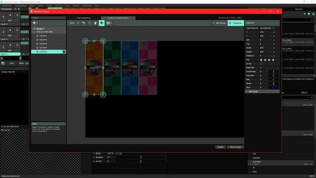 Resolume Advanced Output - Mapping смотреть онлайн