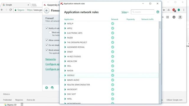 Configuracion de Firewall de Kaspersky смотреть онлайн