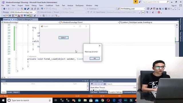 C# Beginners Tutorial 15 Try, Catch and Finally سى شارب للمبتدئين الدرس الخامس عشر смотреть онлайн