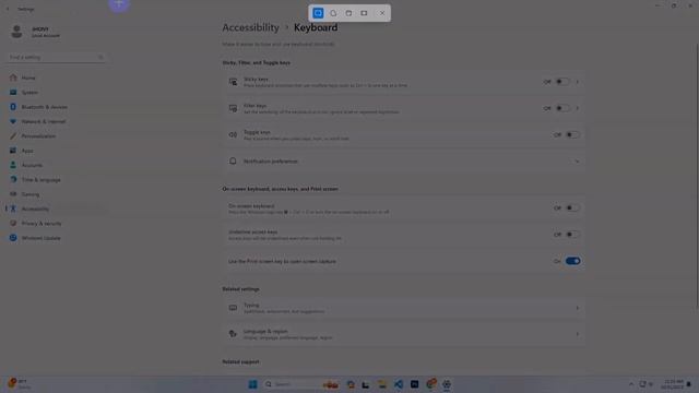 How To Enable Print Screen Key On Windows 11 Pro смотреть онлайн
